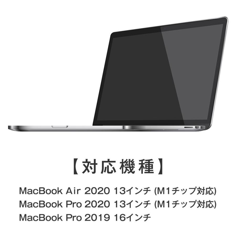 キーボードカバー Macbook Air / Pro 13.3インチ 日本語JIS配列 【 M1対応】｜shotr｜04