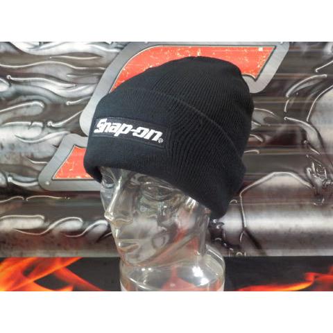 Snap-on（スナップオン）ニット帽,帽子「BLACK CUFF BEANIE