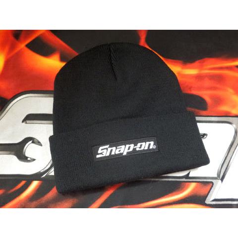 Snap-on（スナップオン）ニット帽,帽子「BLACK CUFF BEANIE