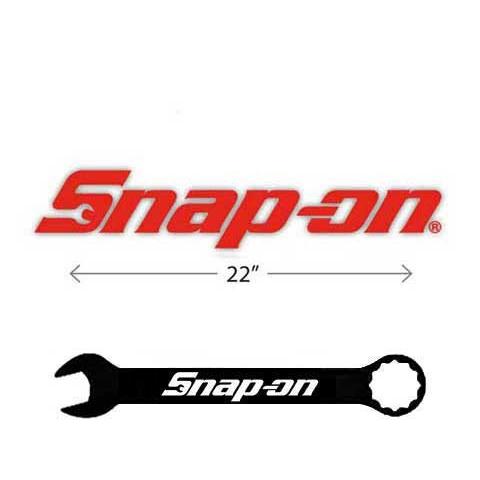 Snap-on（スナップオン）ステッカー「22" DIE CUT LOGO - RED / MEDIUM」｜shouei-st