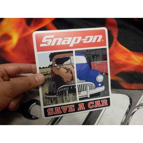 Snap-on（スナップオン）ステッカー「SAVE A CAR DECAL」｜shouei-st｜02