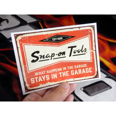 Snap-on（スナップオン）ステッカー「IN THE GARAGE DECAL」｜shouei-st｜02