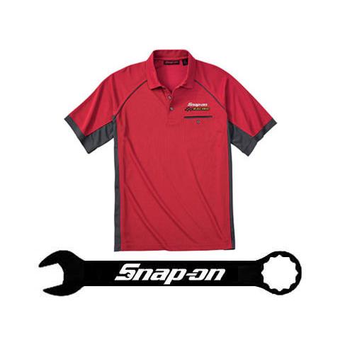 Snap-on（スナップオン）ポロシャツ「RAGLAN SLEEVE RACING POLO」｜shouei-st