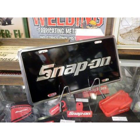 Snap-on（スナップオン）ライセンスプレート「BLACK METAL LICENSE