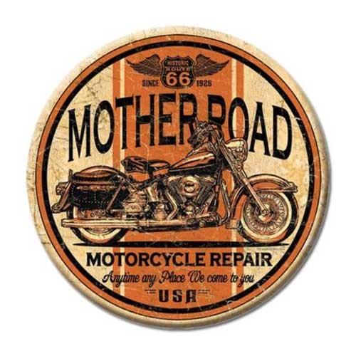 Route.66（ルート66）ティンサイン「RT.66 - MOTHER ROAD ROUND」｜shouei-st