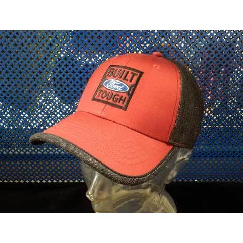 FORD トラッカーキャップ デニム　usa 製 Ford（フォード）キャップ,帽子「BUILT FORD TOUGH DENIM CANVAS CAP