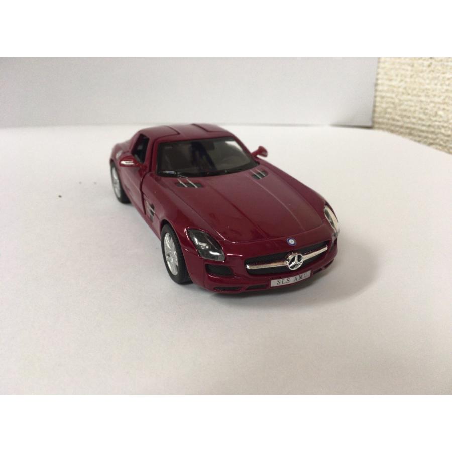 ミニカー KiNSMART プルバック 1:36 メルセデスベンツ SLS AMG : 昭