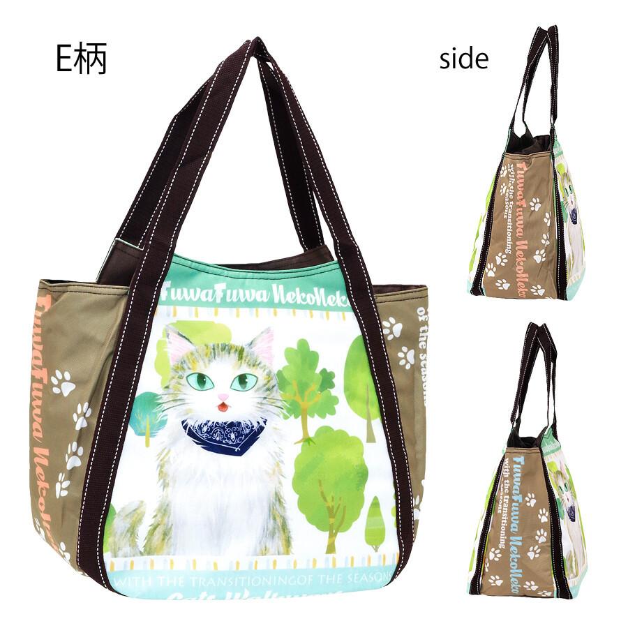 保冷保温 バルーンバッグ ふわふわねこねこ 猫柄 : 昭福屋 - 通販 