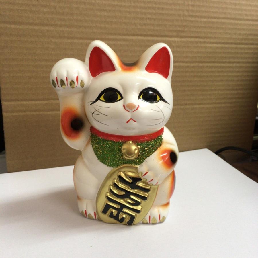 招き猫の貯金箱 白小判右手5号 : 昭福屋 - 通販 - Yahoo!ショッピング