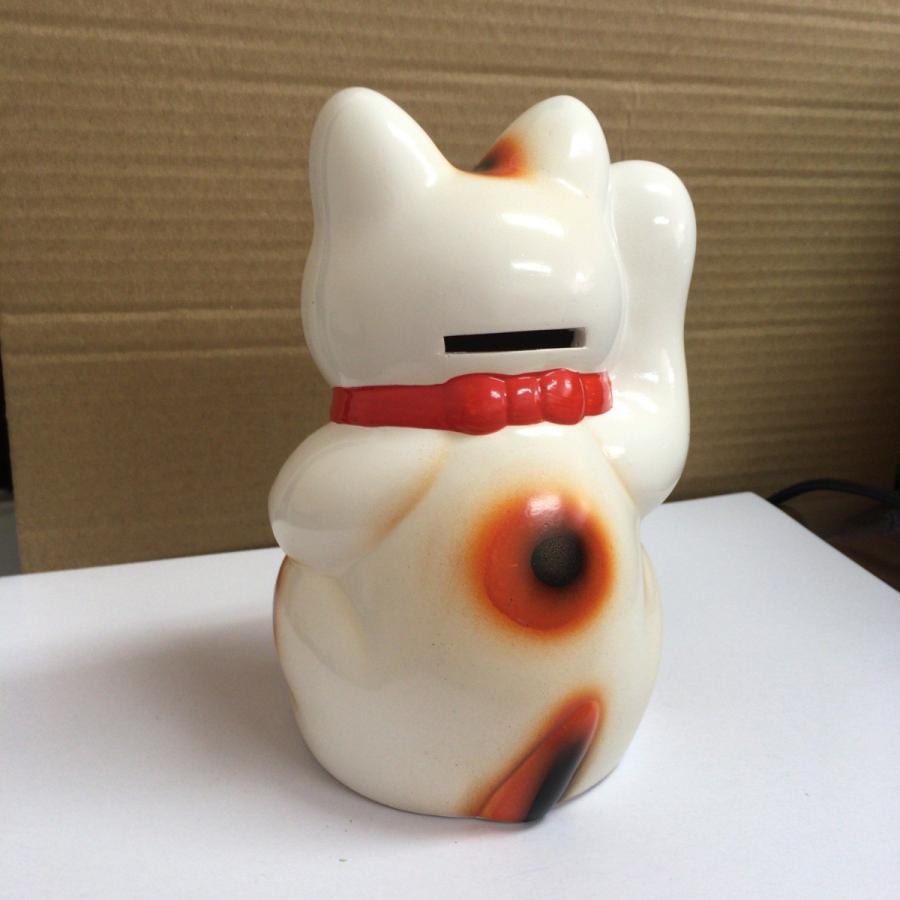 招き猫の貯金箱 白小判右手5号 : 昭福屋 - 通販 - Yahoo!ショッピング