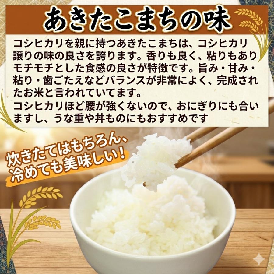 あきたこまち 秋田県産 5kg 令和7年産 白米 甘み 粘り 冷めても