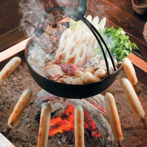 秋田名物 若鶏肉入りきりたんぽ鍋セット せり付き 2人前 6000 比内地鶏