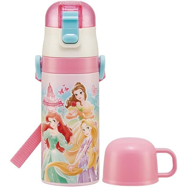 スケーター 水筒 ディズニー プリンセス 350ml 子供 保冷 2way