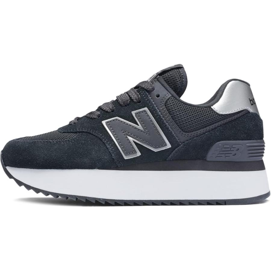 ニューバランス 574 厚底 WL574Z NJ ブラック 黒 WL574Z 574+ 現行モデル レディーススニーカー new balance（Yahoo!・shoujiyaヤフー店）