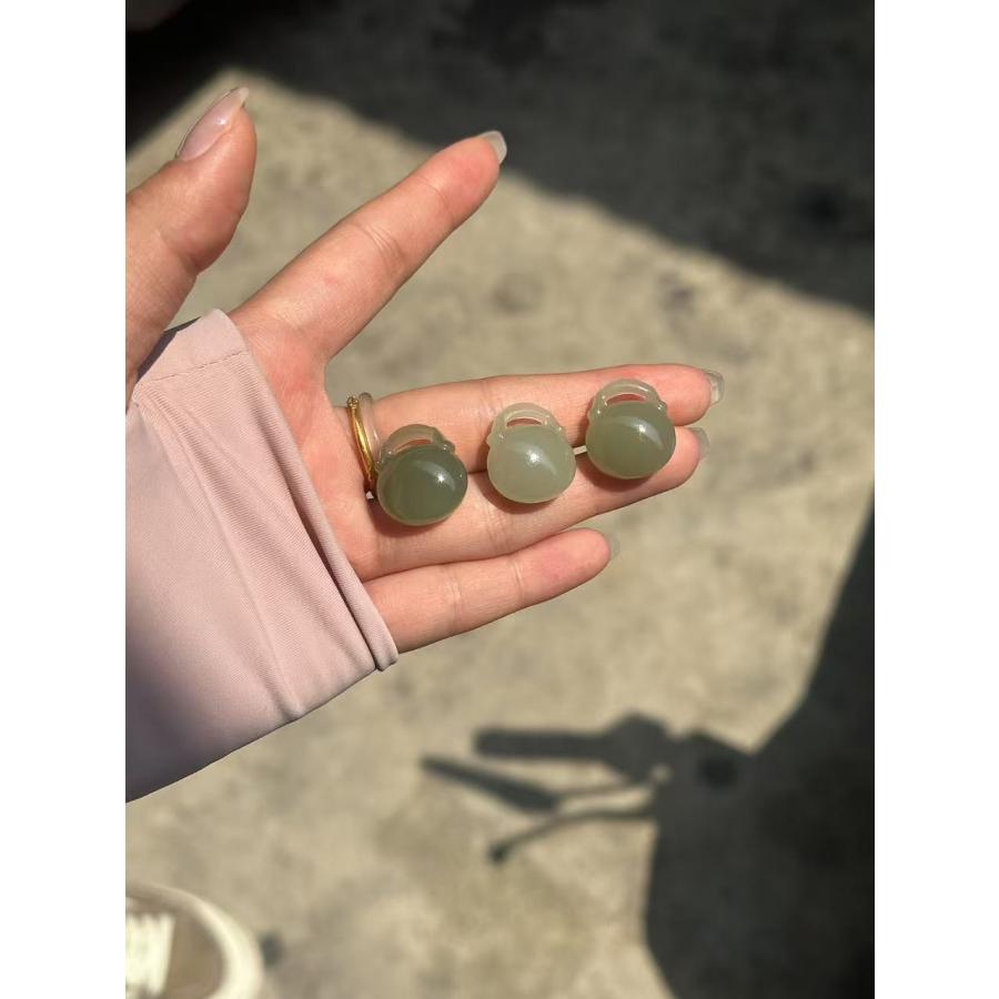 天然玉石ペンダントネックレス まとめ売り 彫刻玉・平安扣・仏様