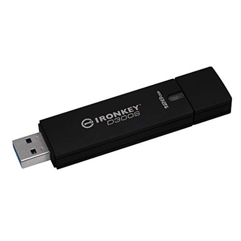 キングストン IKD300S/128GB 128GB セキュリティUSB3.0メモリー IronKey D300S