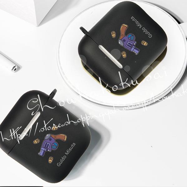 ジョジョの奇妙な冒険風 ミスタ AirPods カバー アウトドア TPU