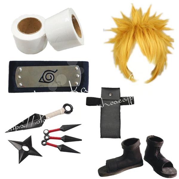 子供用 大人用 ナルト NARUTO 風 四代目火影 波 ミナト コスプレ衣装