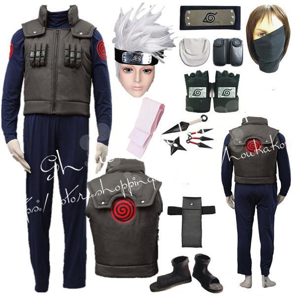 子供用 大人用 ナルト NARUTO 風 上忍服 特別上忍 はたけカカシ