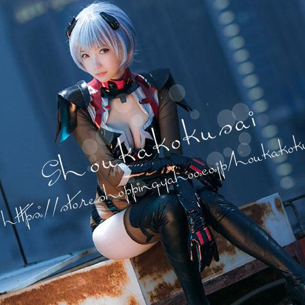 新世紀エヴァンゲリオン風 綾波麗  綾波レイ EVA 戦闘服 コスプレ衣装 ウィッグ 靴 cosplay ハロウィン仮装 変装 撮影 祭り