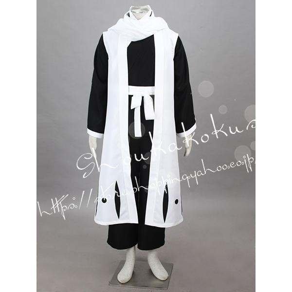 子供 大人ブリーチ BLEACH 風 六番隊隊長 朽木白哉 くちき びゃくや コスプレ衣装ウィッグcos靴 cosplay コスチューム変装 仮装 撮影 祭りの画像