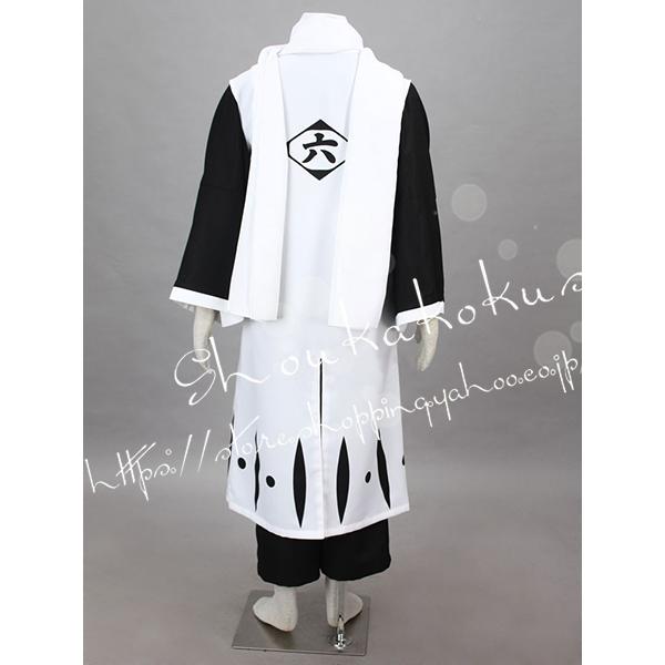 子供 大人ブリーチ BLEACH 風 六番隊隊長 朽木白哉 くちき びゃくや コスプレ衣装ウィッグcos靴 cosplay コスチューム変装 仮装 撮影 祭りの画像