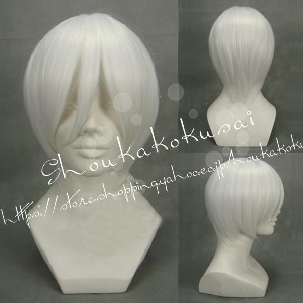 コスプレウィッグ ブリーチ BLEACH 風 三番隊隊長 市丸ギン  かつら WIG 耐熱 cosplay ハロウィン仮装 変装 コスチューム｜shoukakokusai