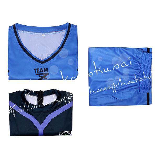 蜂楽 廻 コスプレ衣装 フルセット(サッカーボール付) 新品】3点セット ブルーロック コスプレ 衣装 蜂楽廻 ばちら
