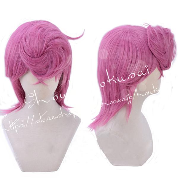 ジョジョの奇妙な冒険 風 トリッシュ・ウナ コスプレ衣装 ウィッグ cos