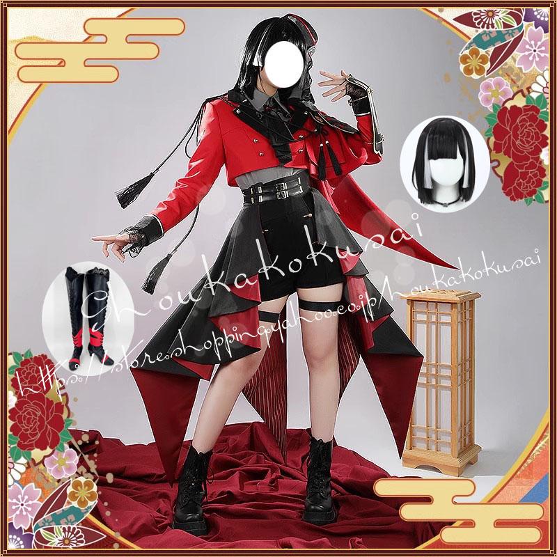 刀剣乱舞 京極政宗 コスプレ衣装 刀剣乱舞ONLINE 京極正宗 コスプレ衣装 新刀剣男士 赤ゴシックスーツ