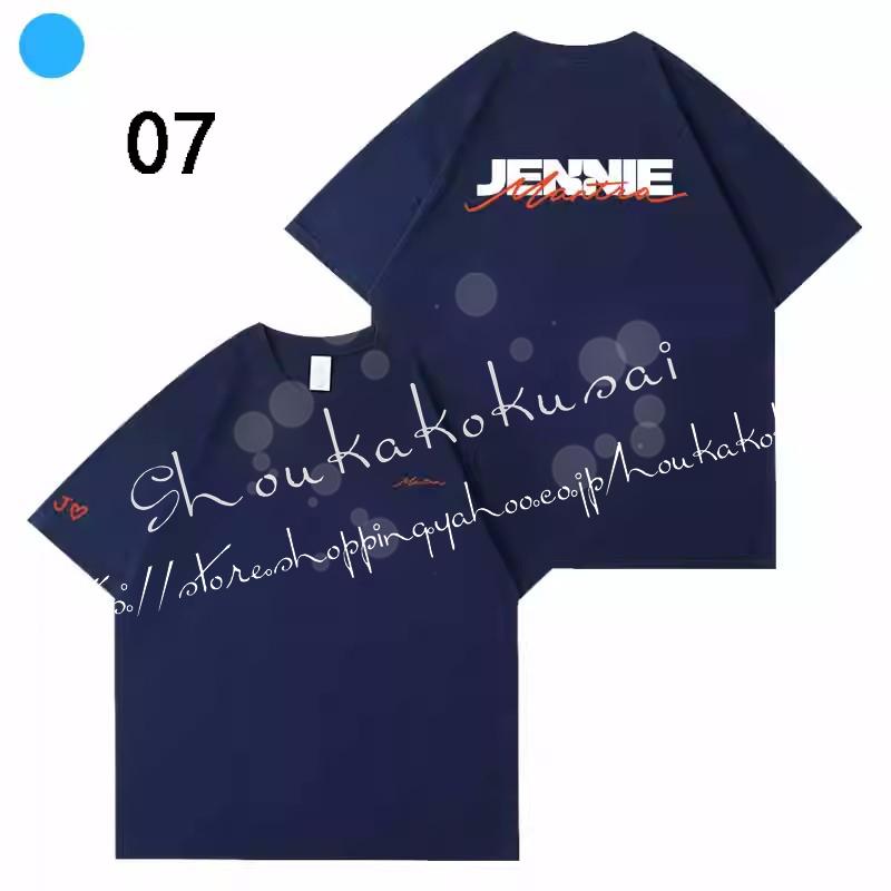Jennie ジェニー 韓流グッズ 2024 Mantra 周辺 半袖 Tシャツ 春夏 コ  