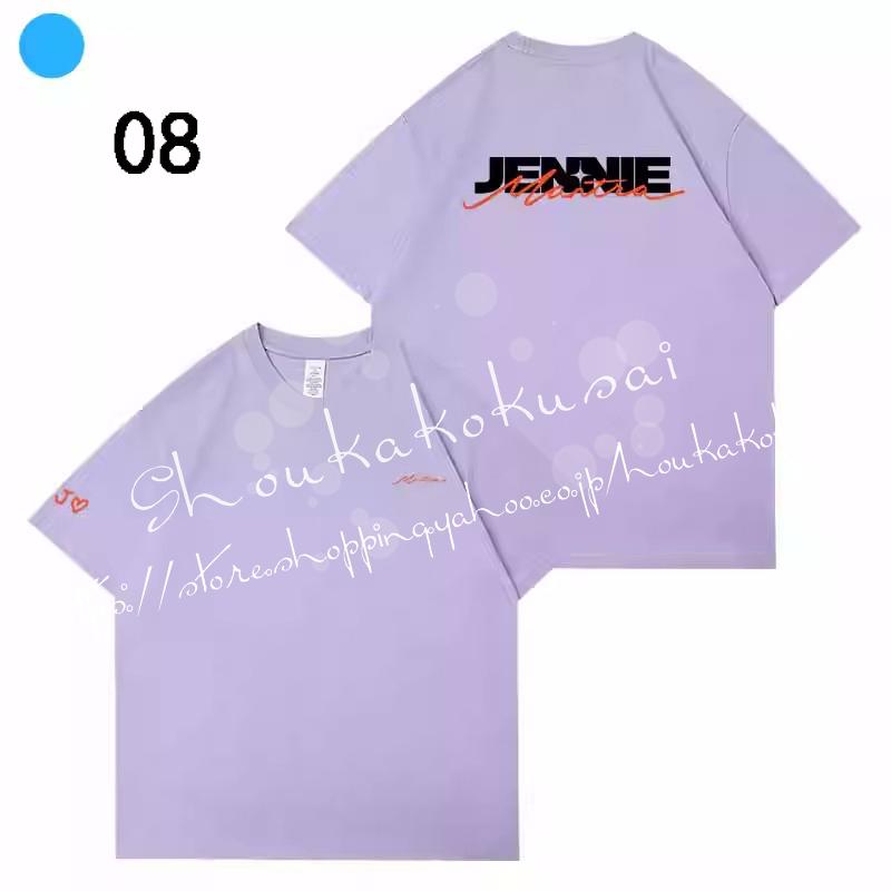 Jennie ジェニー 韓流グッズ 2024 Mantra 周辺 半袖 Tシャツ 春夏 コ  