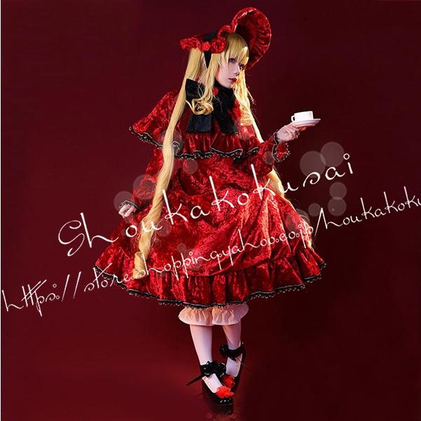 ローゼンメイデン 風 真紅 コスプレ衣装パーティー ハロウィン