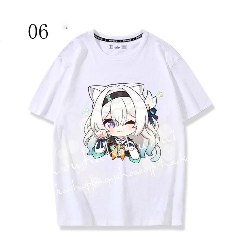 新品 崩壊：スターレイル 風  ホタル Tシャツ 半袖 男女兼用 周辺 キャラクターグッズ｜shoukakokusai｜06