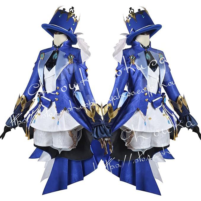 原神 フリーナ コスプレ衣装 コスチューム服 仮装 イベント ハロウィン クリスマス 文化祭 変身 ステージ服_1