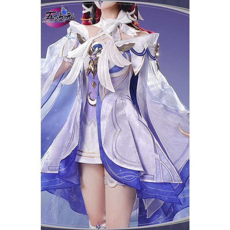 三分妄想　原神　コスプレ　コロンビーナ　ファデュイ　少女　衣装 　※ウィッグ　鞋　追加可能_8