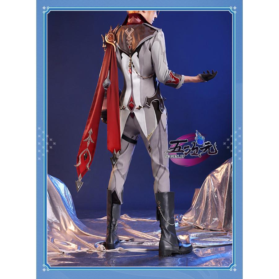 三分妄想　原神　コスプレ　タルタリヤ　リメイク版　衣装セット　※ウィッグ　靴　武器　追加可_2