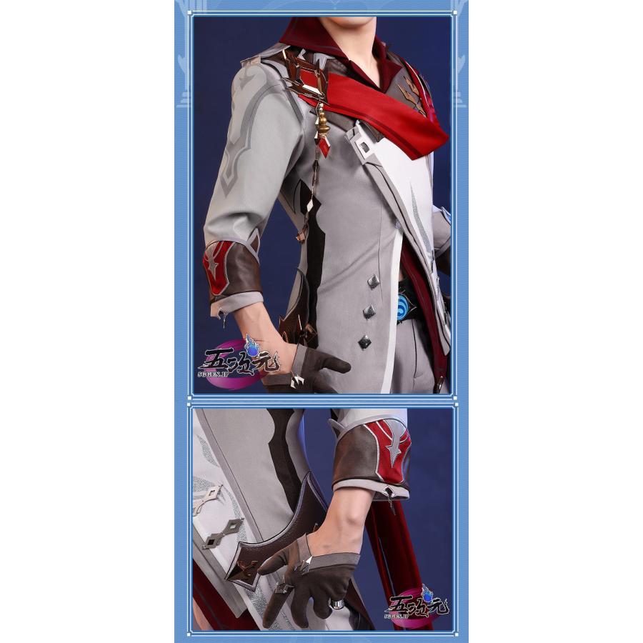 三分妄想　原神　コスプレ　タルタリヤ　リメイク版　衣装セット　※ウィッグ　靴　武器　追加可_3