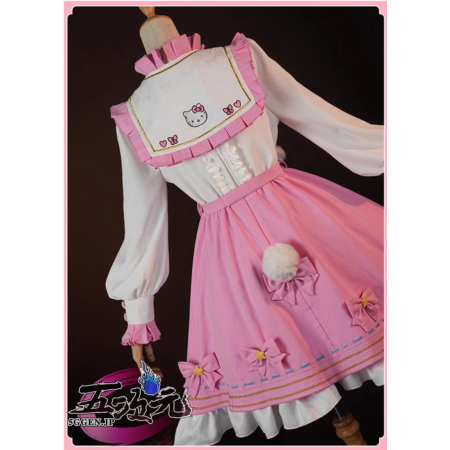 江南猫次 第五人格 IdentityV コスプレ エマ×ハローキティ サンリオコラボ 衣装の画像