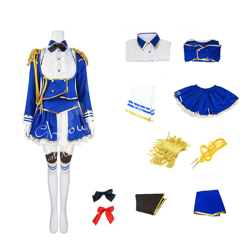 ダイワスカーレット コスプレ ウマ娘 勝負服 大人用 舞台装 演出服 コスチューム 変装 仮装 ハロウィン イベント cosplay 撮影 祭り 学園祭 文化祭_5