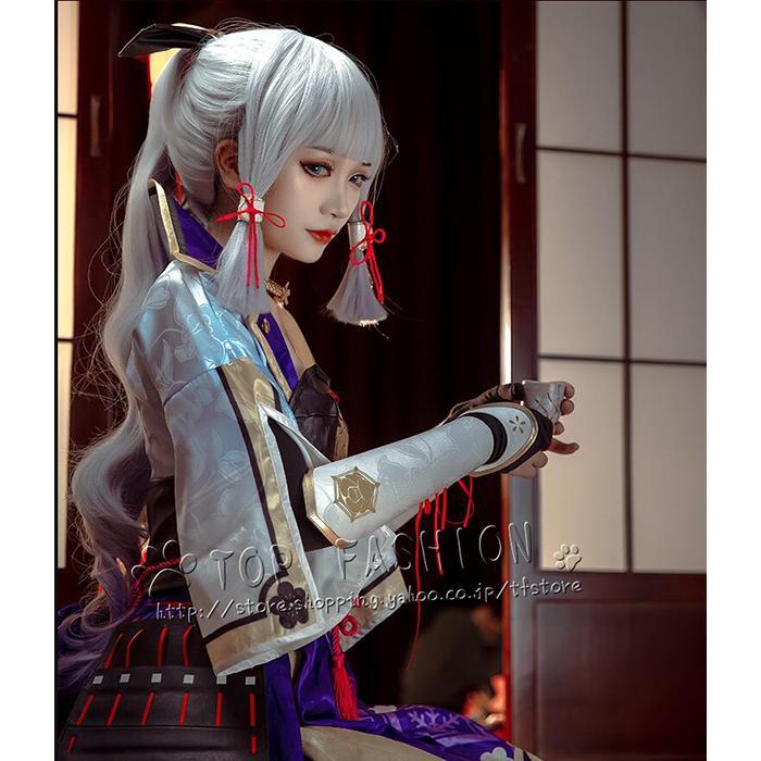 原神project（げんしん）Genshin Impact 神里綾華 かみさとあやか コスプレ 衣装 高品質フルセット豪華版 cosplay 演出服 舞台装(ウィッグ 靴 別売り)の画像