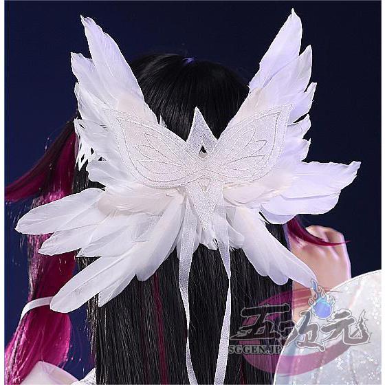 三分妄想 原神 コロンビーナ コスプレ ウィッグ付き 少女 ファドュイ 三分妄想 原神 ファデュイ 少女 コロンビーナ マント＋衣装