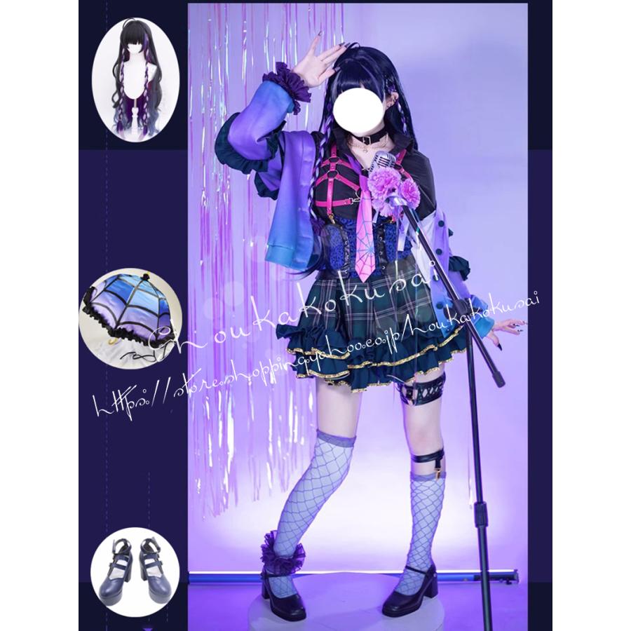 【新品】にじさんじ　狂蘭メロコ　コスプレ衣装　※ウィッグ・靴付き にじさんじ VTuber 狂蘭 メロコ Meloco Kyoran 無限学科 XSOLEIL 2年生