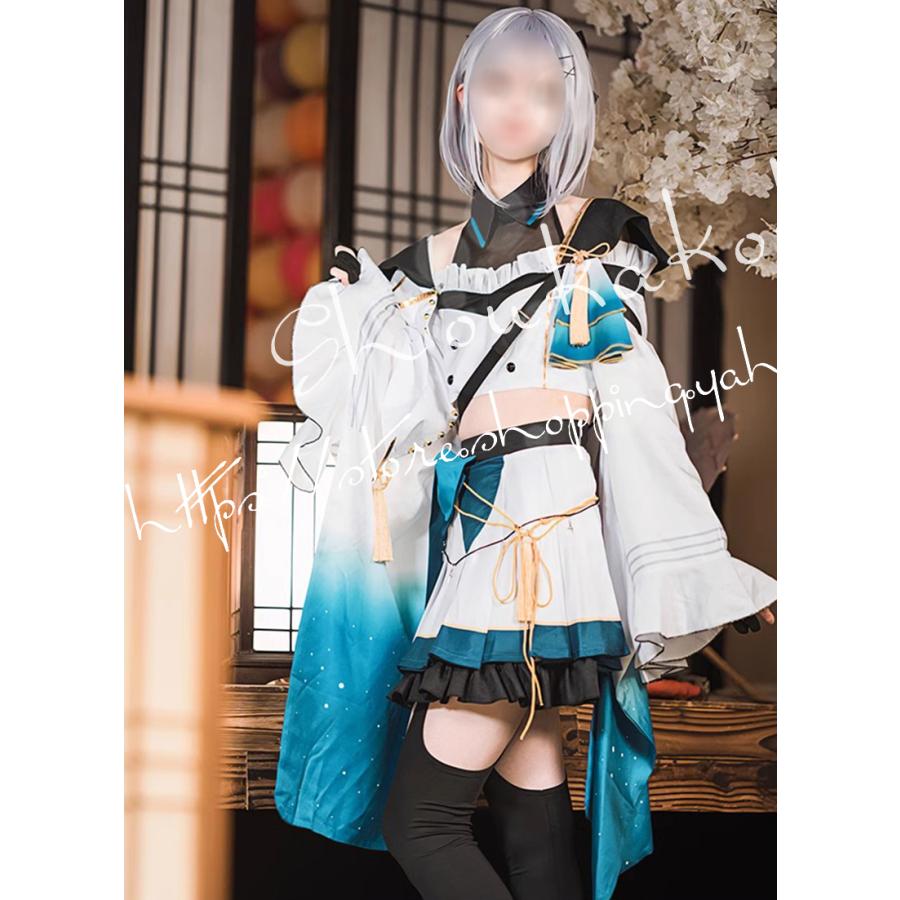 新品 バーチャルYouTuber風 彩虹社 VTuber 花芽すみれ コスプレ衣装ウィッグ cos靴 演出服 cosplay 変装 仮装ハロウィン 学園祭 文化祭 漫遊展_3