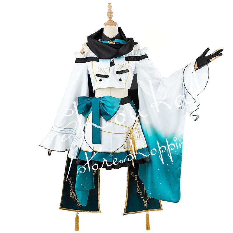 新品 バーチャルYouTuber風 彩虹社 VTuber 花芽すみれ コスプレ衣装ウィッグ cos靴 演出服 cosplay 変装 仮装ハロウィン 学園祭 文化祭 漫遊展_5