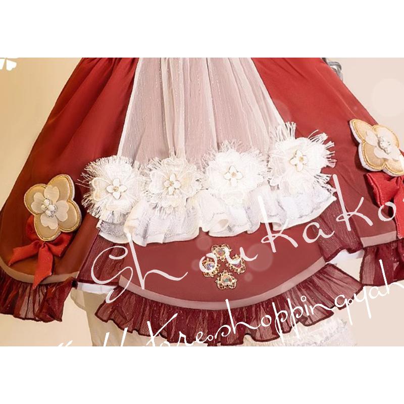 原神 げんしん風 genshin Klee クレー  コスプレ衣装 cosplay ハロウィン 変装 仮装 コスチューム撮影 学園祭 文化祭 漫遊展の画像