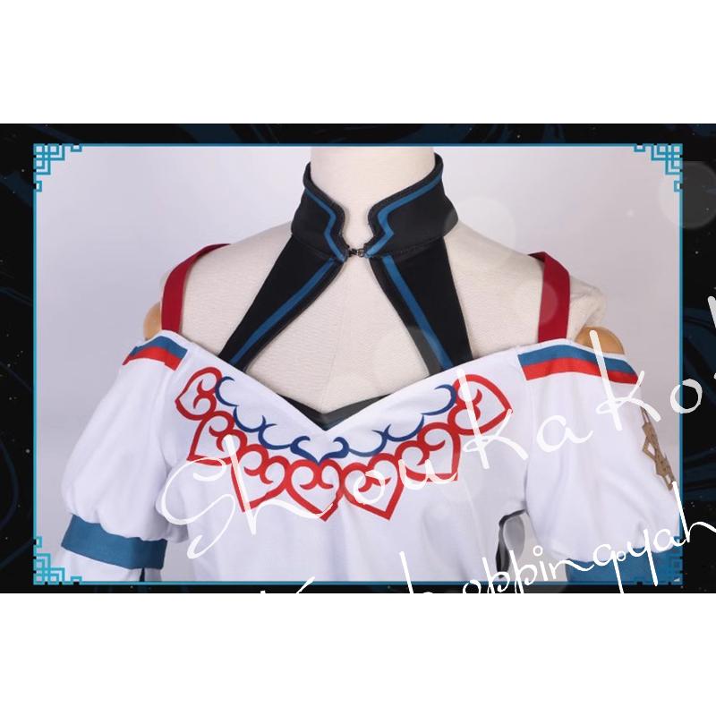 送料無料 崩壊：スターレイル 風 Xueyi 雪衣 コスプレ衣装 ウィッグ コスチューム ハロウィン 変装 仮装 学園祭 文化祭 漫遊展