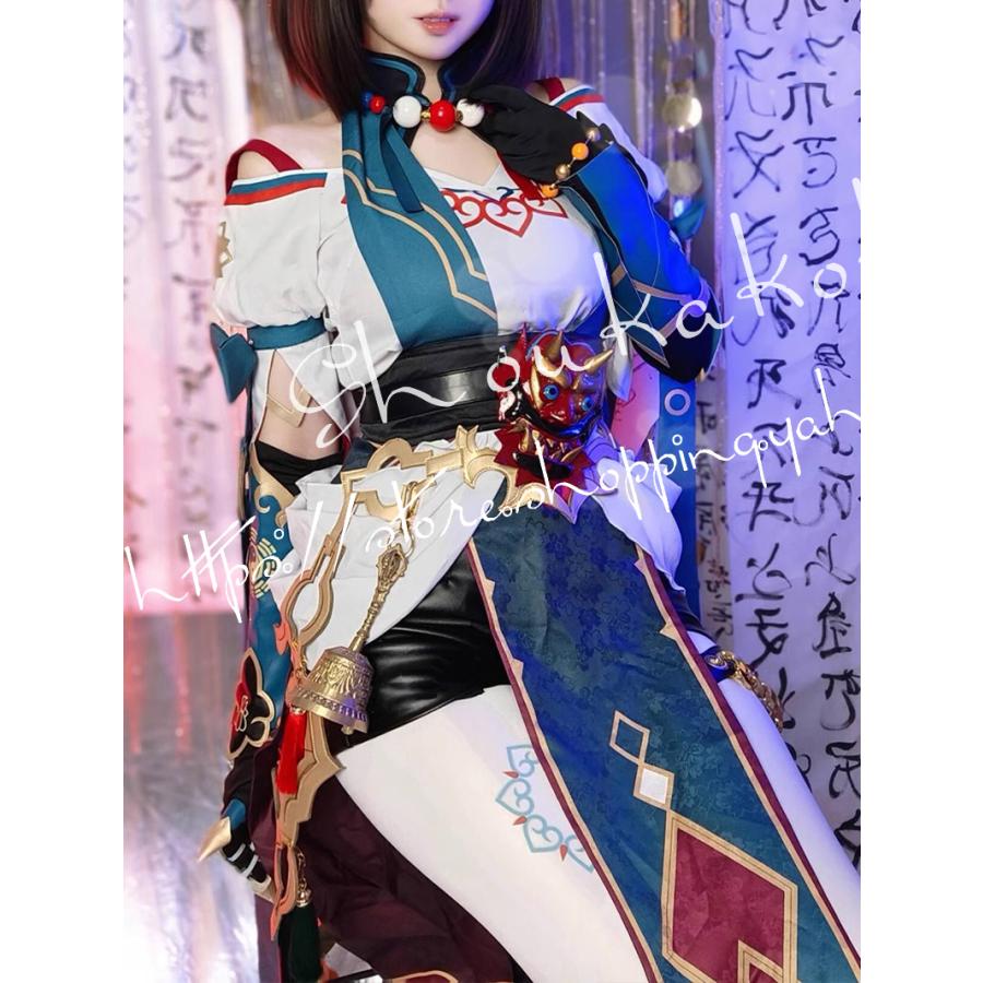 送料無料 崩壊：スターレイル 風 Xueyi 雪衣 コスプレ衣装 ウィッグ コスチューム ハロウィン 変装 仮装 学園祭 文化祭 漫遊展