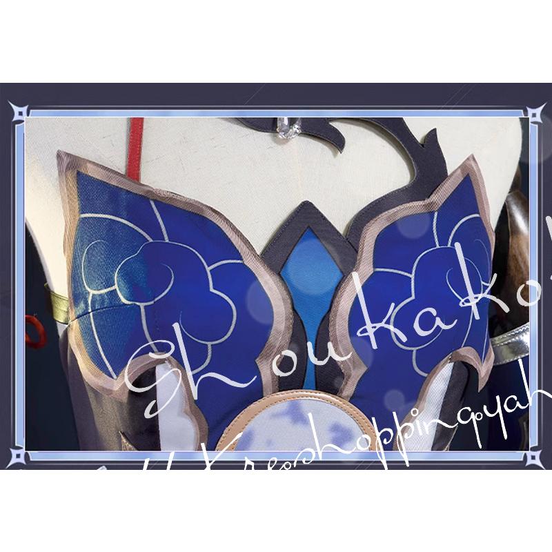 崩壊：スターレイル 風 Honkai: Star Rail Jingliu コスプレ衣装 ウィッグ cos靴 パーティー コスチューム ハロウィン 変装 仮装 学園祭 文化祭 漫遊展_7