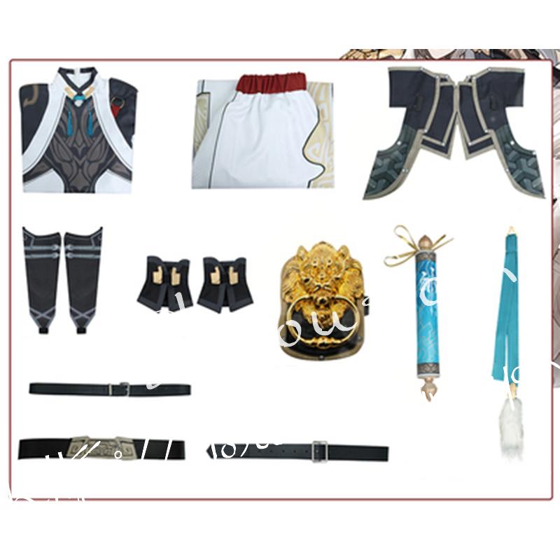 送料無料 崩壊：スターレイル 風  Honkai: Star Rail 景元  Jing Yuan  コスプレ衣装 ウィッグ 靴 cosplay ハロウィン 変装 仮装 コスチューム撮影 祭り_9